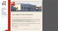 Desktop Screenshot of dante-klagenfurt.at