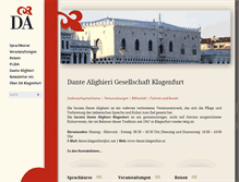 Tablet Screenshot of dante-klagenfurt.at